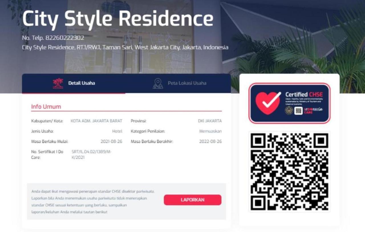 City Style Residence Jakarta Exteriör bild